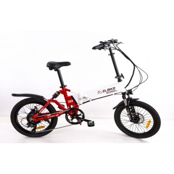 ЭЛЕКТРОВЕЛОСИПЕД ELBIKE GANGSTAR VIP 13 бело-красный